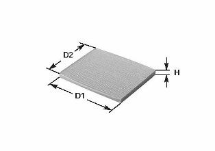 CLEAN FILTERS Фильтр, воздух во внутренном пространстве NC2118CA